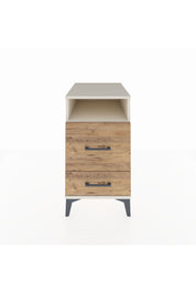Kronos Komodin Tek Raflı 2 Çekmeceli 44x59x80 Aytaşı-Çam