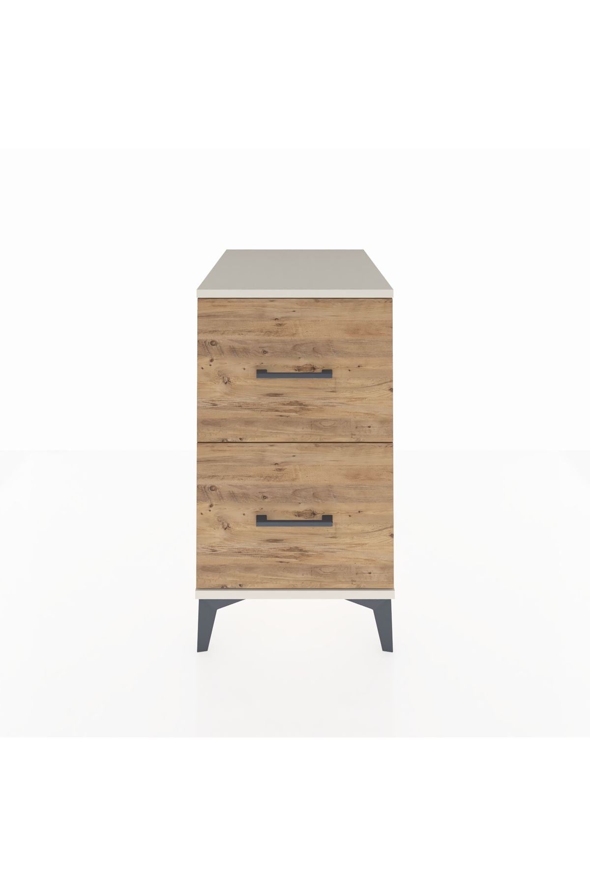 Kronos Komodin 2 Çekmeceli 44x59x80 Aytaşı-Çam