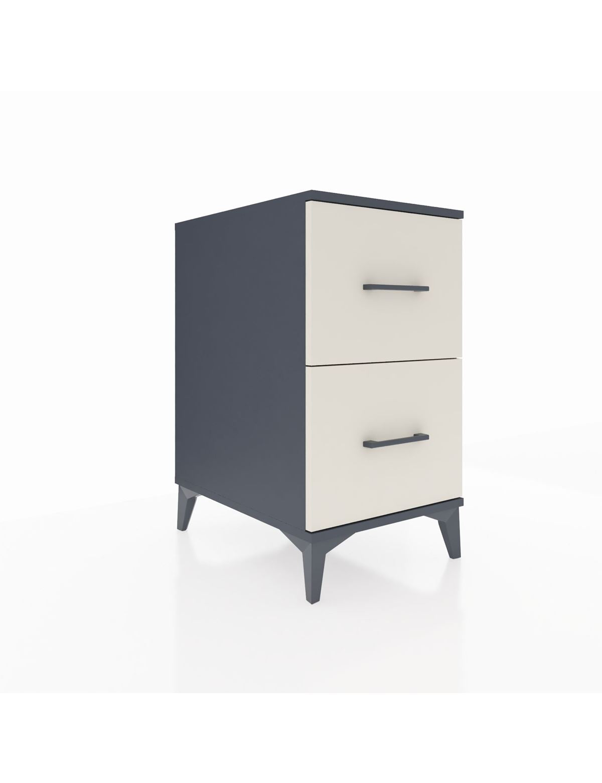 Kronos Komodin 2 Çekmeceli 44x59x80 Antrasit-Aytaşı