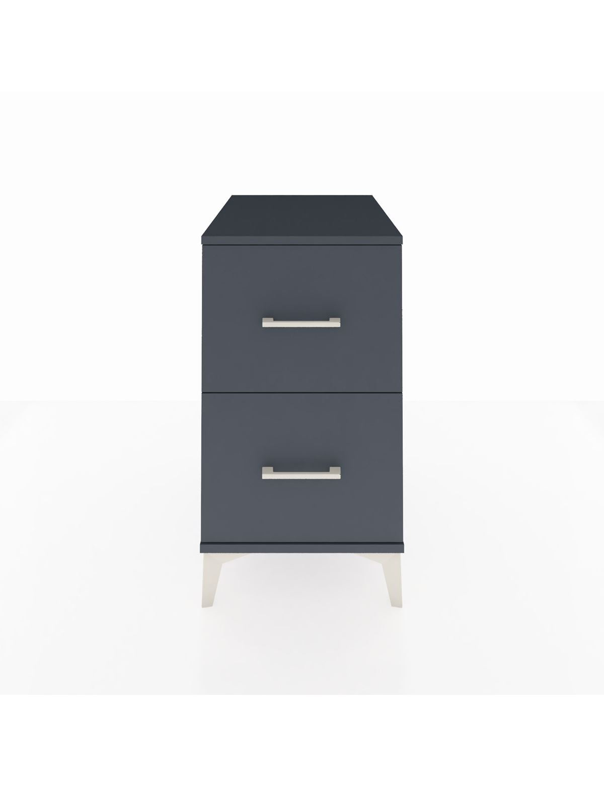 Kronos Komodin 2 Çekmeceli 44x59x80 Antrasit-Antrasit