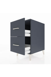 Kronos Komodin 2 Çekmeceli 44x59x80 Antrasit-Antrasit