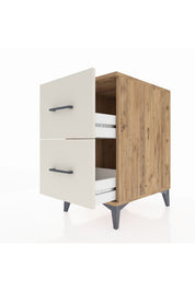 Kronos Komodin 2 Çekmeceli 44x59x80 Çam-Aytaşı