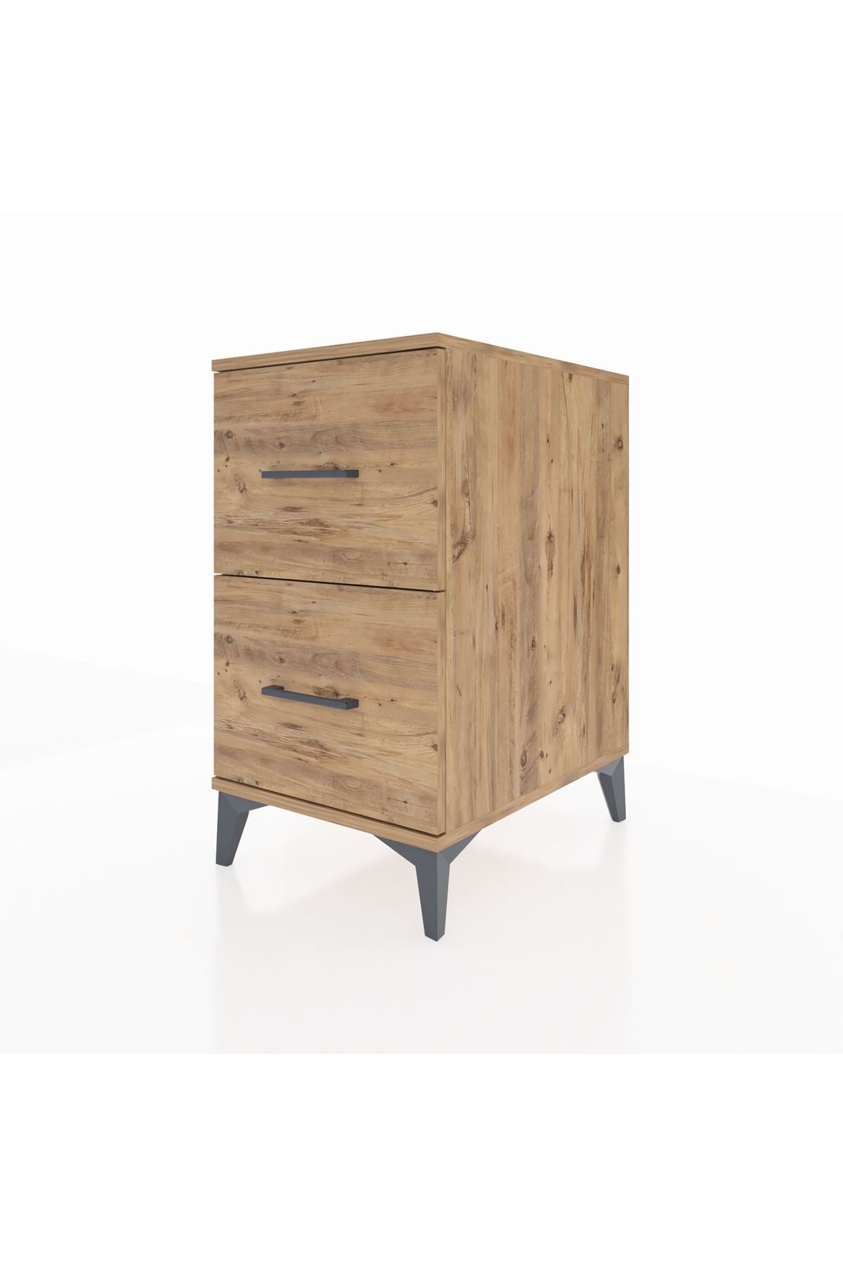 Kronos Komodin 2 Çekmeceli 44x59x80 Çam-Çam