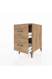 Kronos Komodin 2 Çekmeceli 44x59x80 Çam-Çam