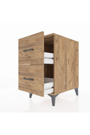 Kronos Komodin 2 Çekmeceli 44x59x80 Çam-Çam