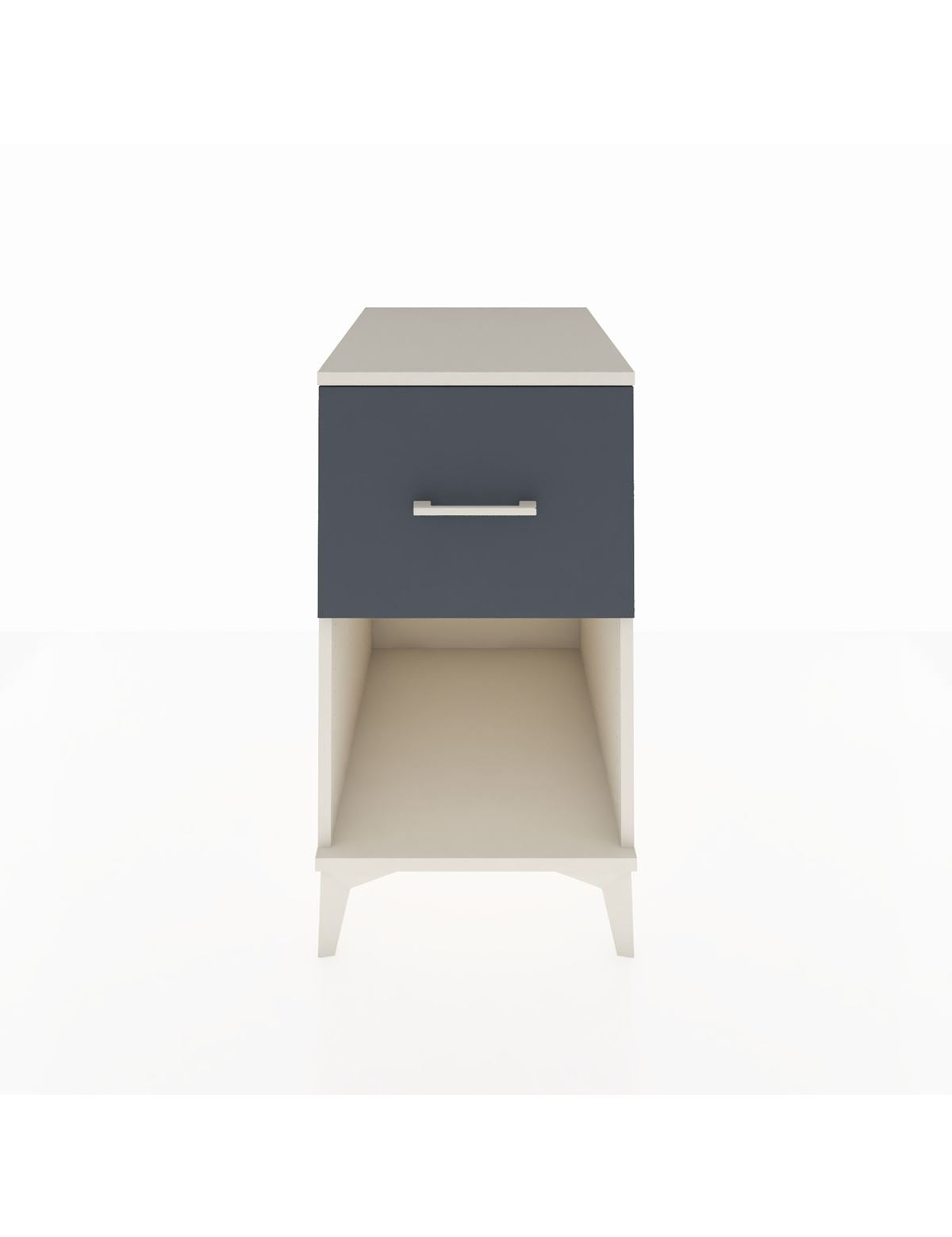 Kronos Komodin Tek Çekmeceli 44x59x80 Aytaşı-Antrasit