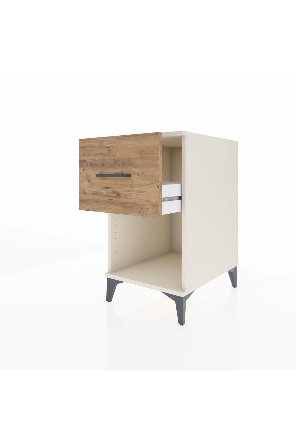 Kronos Komodin Tek Çekmeceli 44x59x80 Aytaşı-Çam