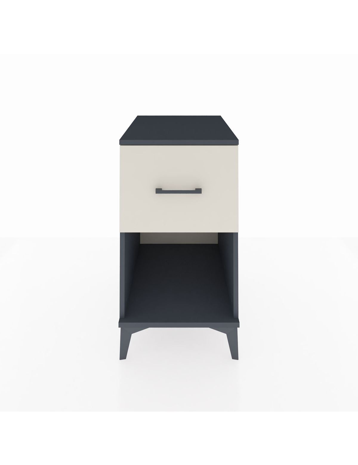 Kronos Komodin Tek Çekmeceli 44x59x80 Antrasit-Aytaşı