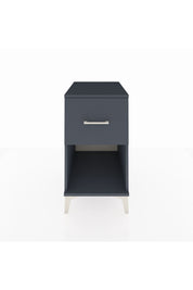 Kronos Komodin Tek Çekmeceli 44x59x80 Antrasit-Antrasit