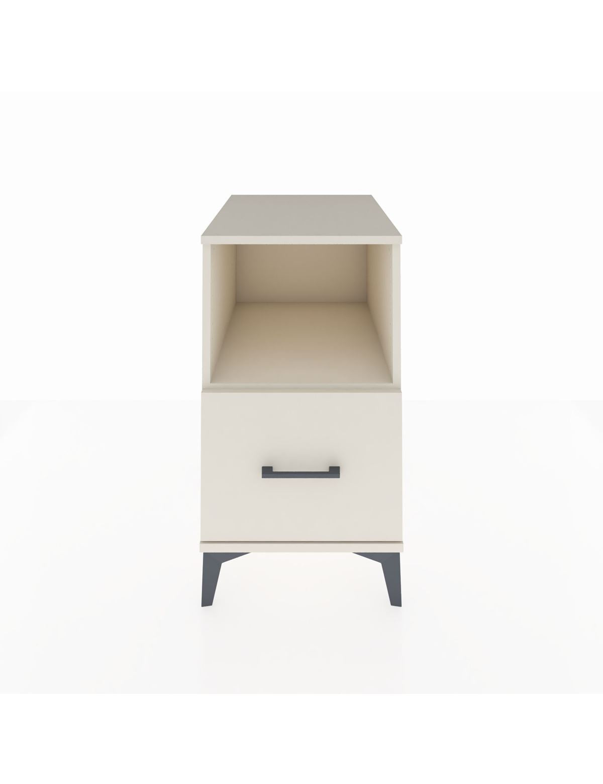 Kronos Komodin Tek Raflı Tek Çekmeceli 44x59x80 Aytaşı-Aytaşı