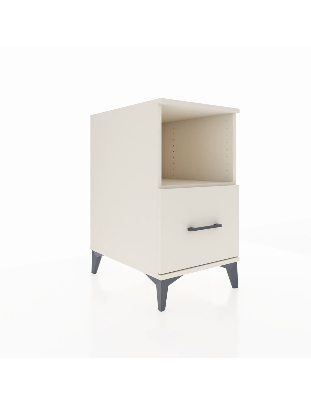 Kronos Komodin Tek Raflı Tek Çekmeceli 44x59x80 Aytaşı-Aytaşı