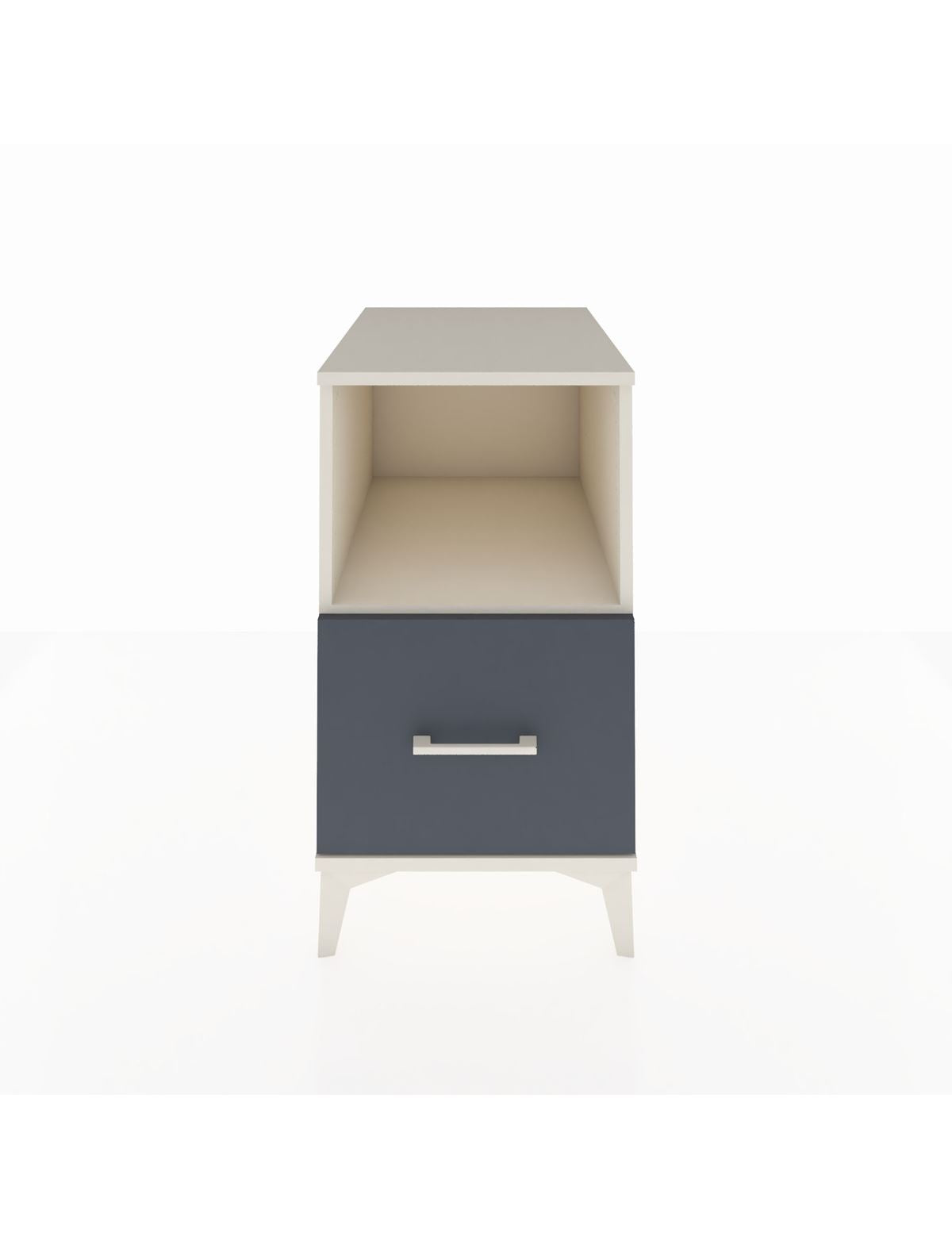 Kronos Komodin Tek Raflı Tek Çekmeceli 44x59x80 Aytaşı-Antrasit