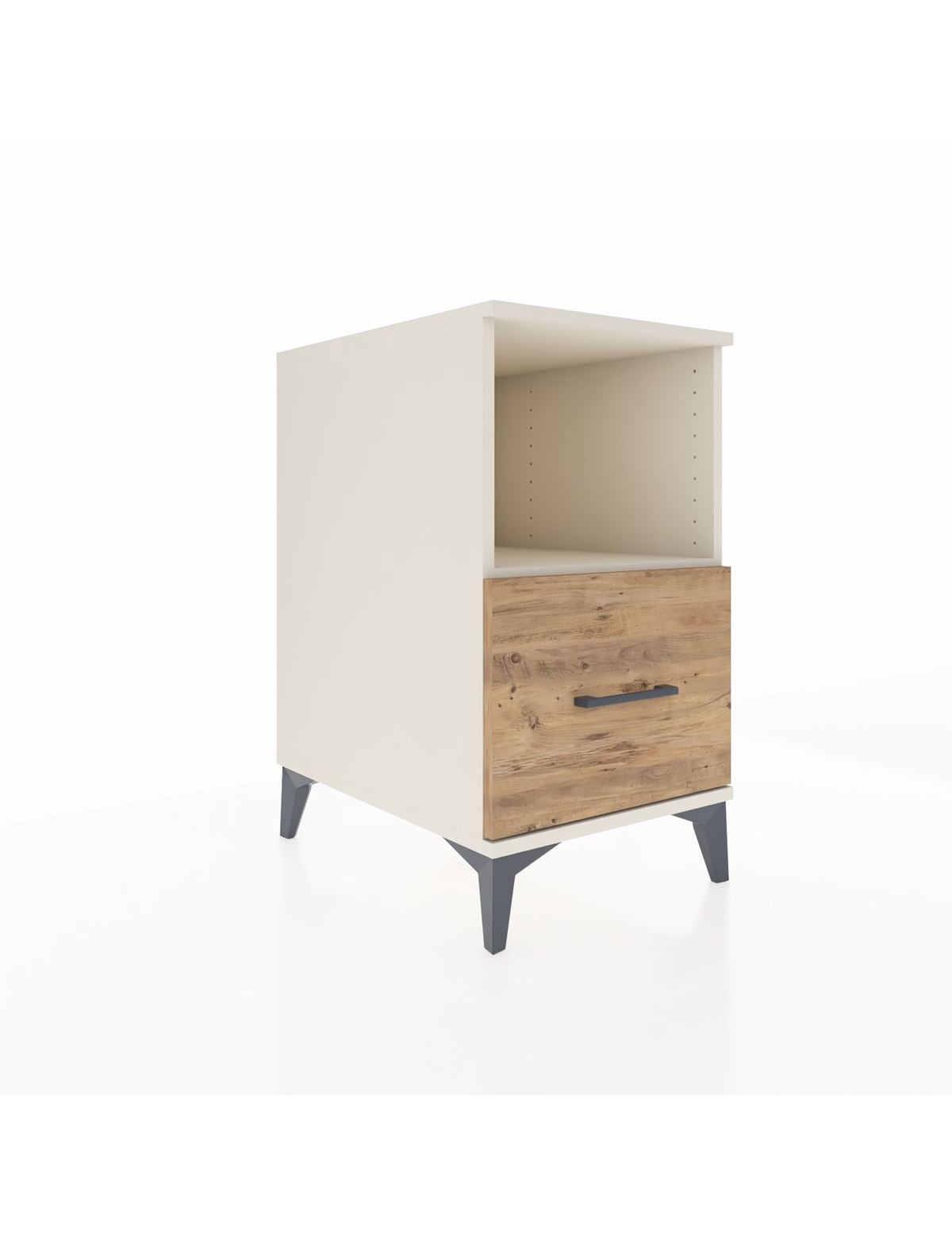 Kronos Komodin Tek Raflı Tek Çekmeceli 44x59x80 Aytaşı-Çam