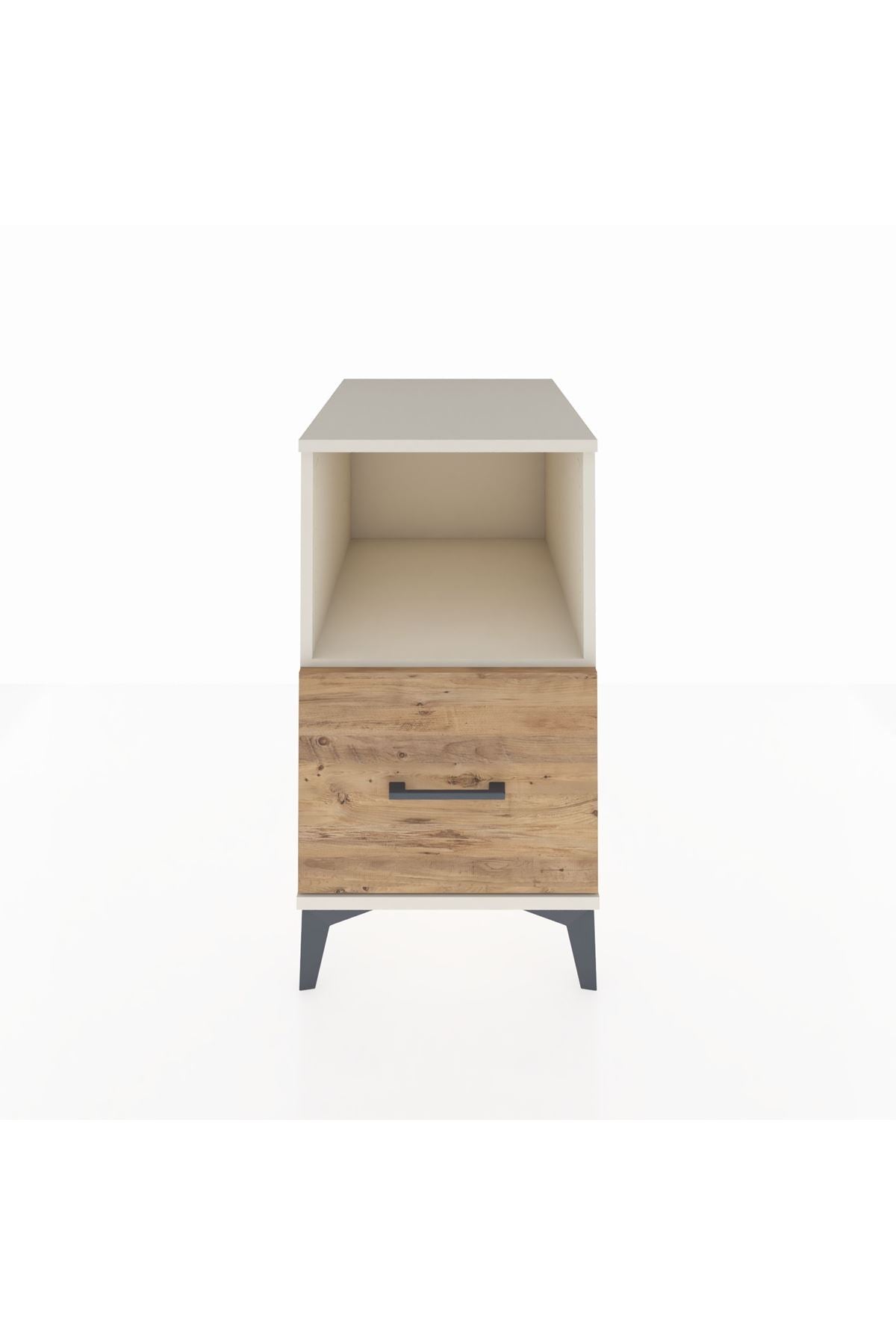 Kronos Komodin Tek Raflı Tek Çekmeceli 44x59x80 Aytaşı-Çam