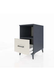 Kronos Komodin Tek Raflı Tek Çekmeceli 44x59x80 Antrasit-Aytaşı