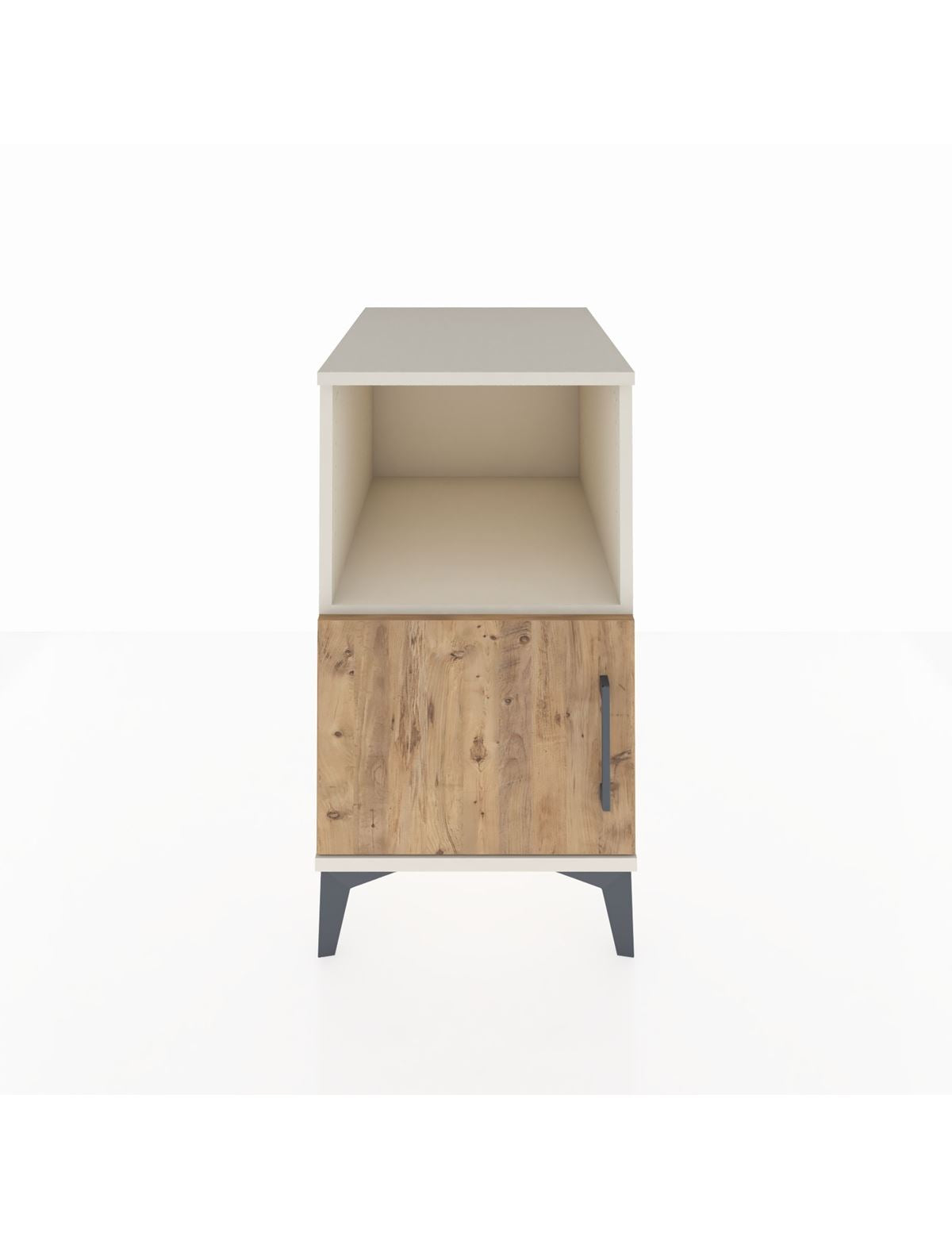 Kronos Komodin 2 Raflı Tek Kapaklı 44x59x80 Aytaşı-Çam