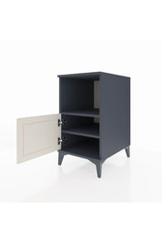 Kronos Komodin 2 Raflı Tek Kapaklı 44x59x80 Antrasit-Aytaşı