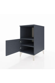 Kronos Komodin 2 Raflı Tek Kapaklı 44x59x80 Antrasit-Antrasit