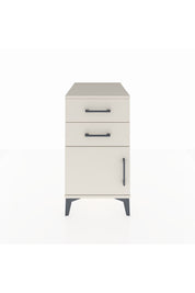 Kronos Komodin Tek Raflı 2 Çekmeceli Tek Kapaklı 44x59x80 Aytaşı-Aytaşı