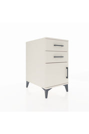 Kronos Komodin Tek Raflı 2 Çekmeceli Tek Kapaklı 44x59x80 Aytaşı-Aytaşı