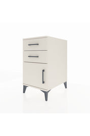 Kronos Komodin Tek Raflı 2 Çekmeceli Tek Kapaklı 44x59x80 Aytaşı-Aytaşı