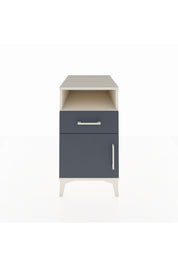 Kronos Komodin Tek Raflı Tek Çekmeceli Tek Kapaklı 44x59x80 Aytaşı-Antrasit