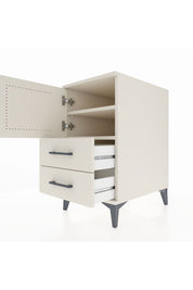 Kronos Komodin 2 Raflı 2 Çekmeceli Tek Kapaklı 44x59x80 Aytaşı-Aytaşı