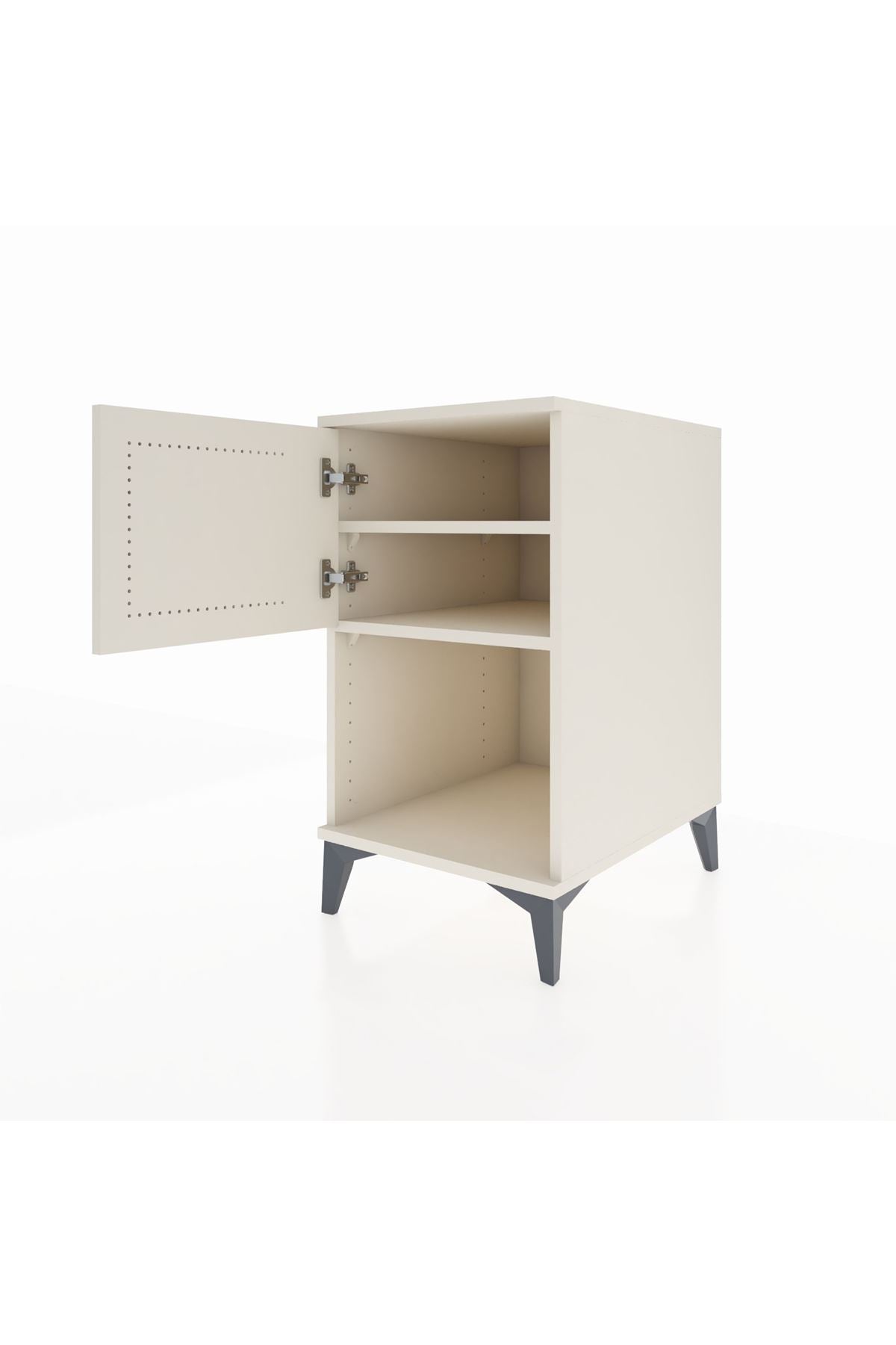 Kronos Komodin 2 Raflı Tek Kapaklı 44x59x80 Aytaşı-Aytaşı