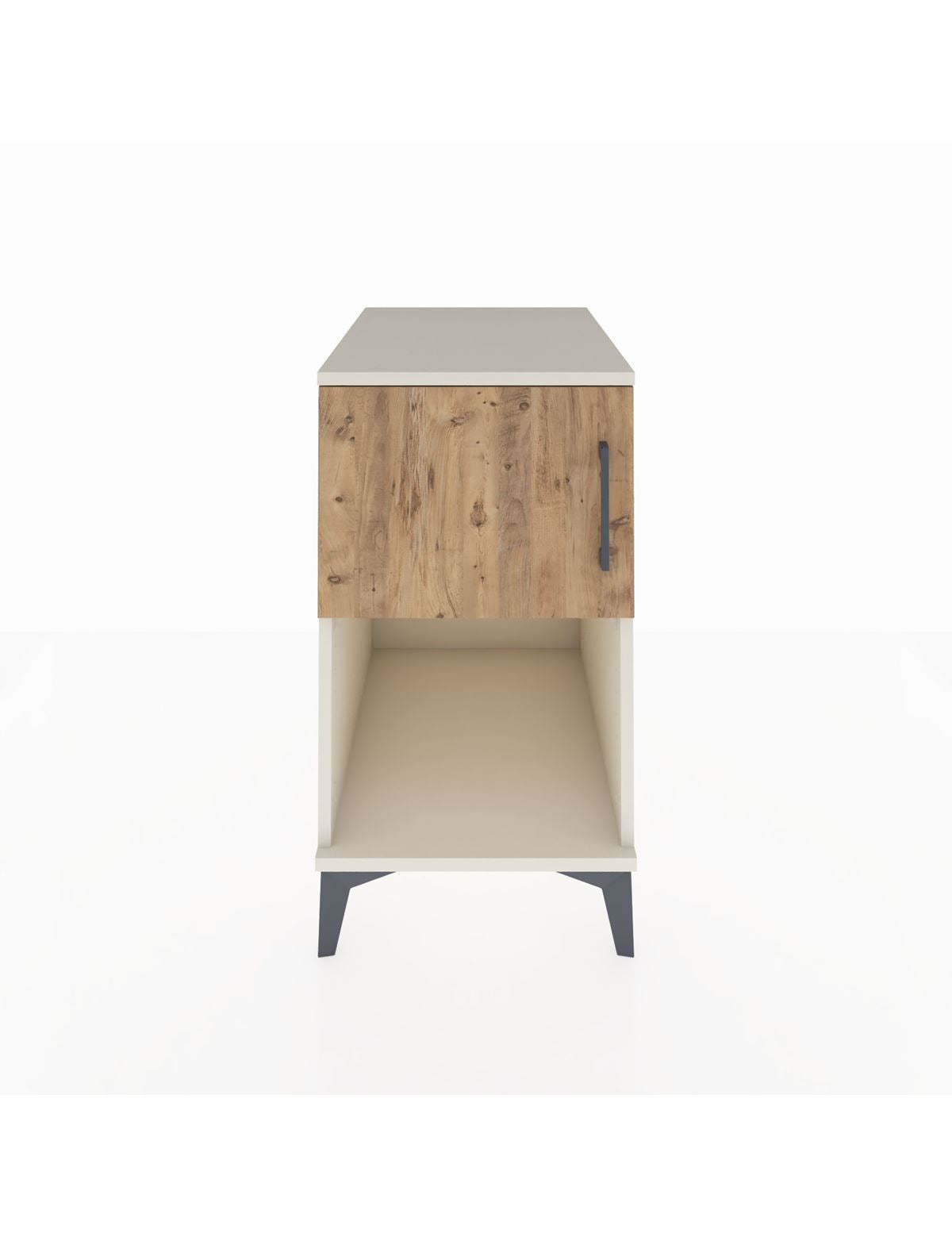 Kronos Komodin 2 Raflı Tek Kapaklı 44x59x80 Aytaşı-Çam