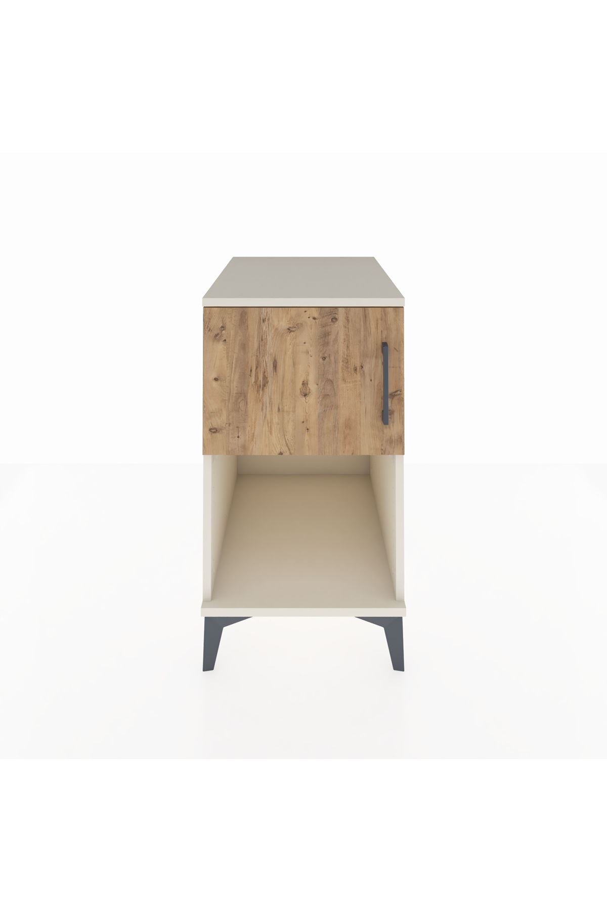 Kronos Komodin 2 Raflı Tek Kapaklı 44x59x80 Aytaşı-Çam