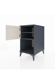 Kronos Komodin 2 Raflı Tek Kapaklı 44x59x80 Antrasit-Aytaşı