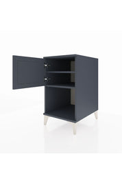 Kronos Komodin 2 Raflı Tek Kapaklı 44x59x80 Antrasit-Antrasit