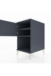 Kronos Komodin 2 Raflı Tek Kapaklı 44x59x80 Antrasit-Antrasit