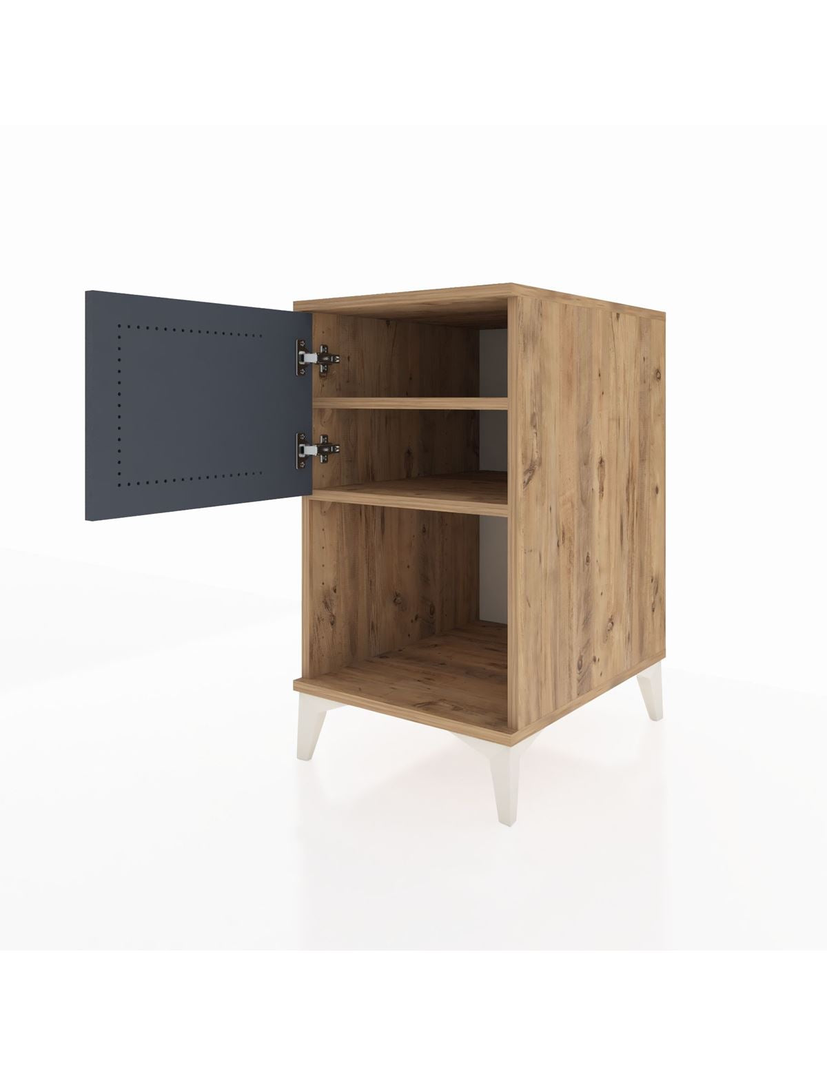 Kronos Komodin 2 Raflı Tek Kapaklı 44x59x80 - S74M016V8C