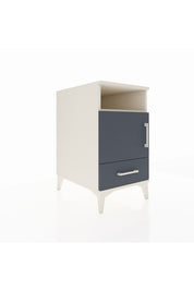 Kronos Komodin 3 Raflı Tek Çekmeceli Tek Kapaklı 44x59x80 Aytaşı-Antrasit