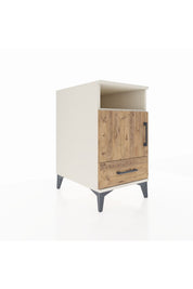 Kronos Komodin 3 Raflı Tek Çekmeceli Tek Kapaklı 44x59x80 Aytaşı-Çam