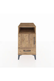 Kronos Komodin 3 Raflı Tek Çekmeceli Tek Kapaklı 44x59x80 Çam-Çam