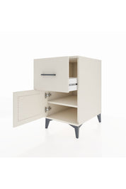 Kronos Komodin Tek Raflı Tek Çekmeceli Tek Kapaklı 44x59x80 Aytaşı-Aytaşı