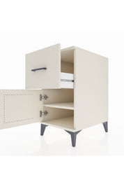 Kronos Komodin Tek Raflı Tek Çekmeceli Tek Kapaklı 44x59x80 Aytaşı-Aytaşı
