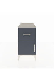 Kronos Komodin Tek Raflı Tek Çekmeceli Tek Kapaklı 44x59x80 Aytaşı-Antrasit