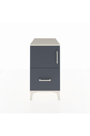 Kronos Komodin 2 Raflı Tek Çekmeceli Tek Kapaklı 44x59x80 Aytaşı-Antrasit