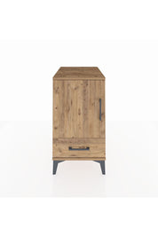 Kronos Komodin 2 Raflı Tek Çekmeceli Tek Kapaklı 44x59x80 Çam-Çam