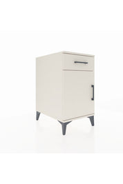 Kronos Komodin Tek Raflı Tek Çekmeceli Tek Kapaklı 44x59x80 Aytaşı-Aytaşı