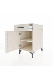 Kronos Komodin Tek Raflı Tek Çekmeceli Tek Kapaklı 44x59x80 Aytaşı-Aytaşı