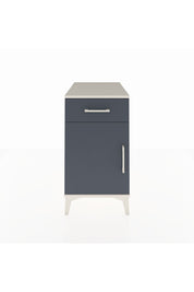 Kronos Komodin Tek Raflı Tek Çekmeceli Tek Kapaklı 44x59x80 Aytaşı-Antrasit