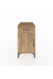 Kronos Komodin Tek Raflı Tek Çekmeceli Tek Kapaklı 44x59x80 Çam-Çam