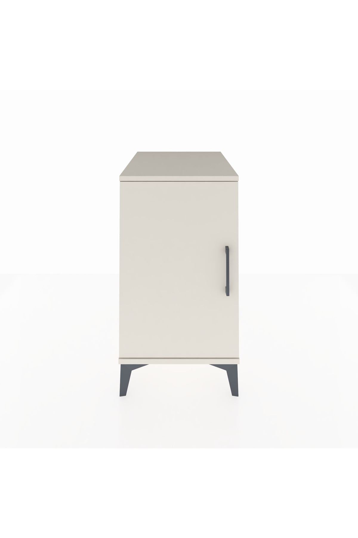 Kronos Komodin 2 Raflı Tek Kapaklı 44x59x80 Aytaşı-Aytaşı