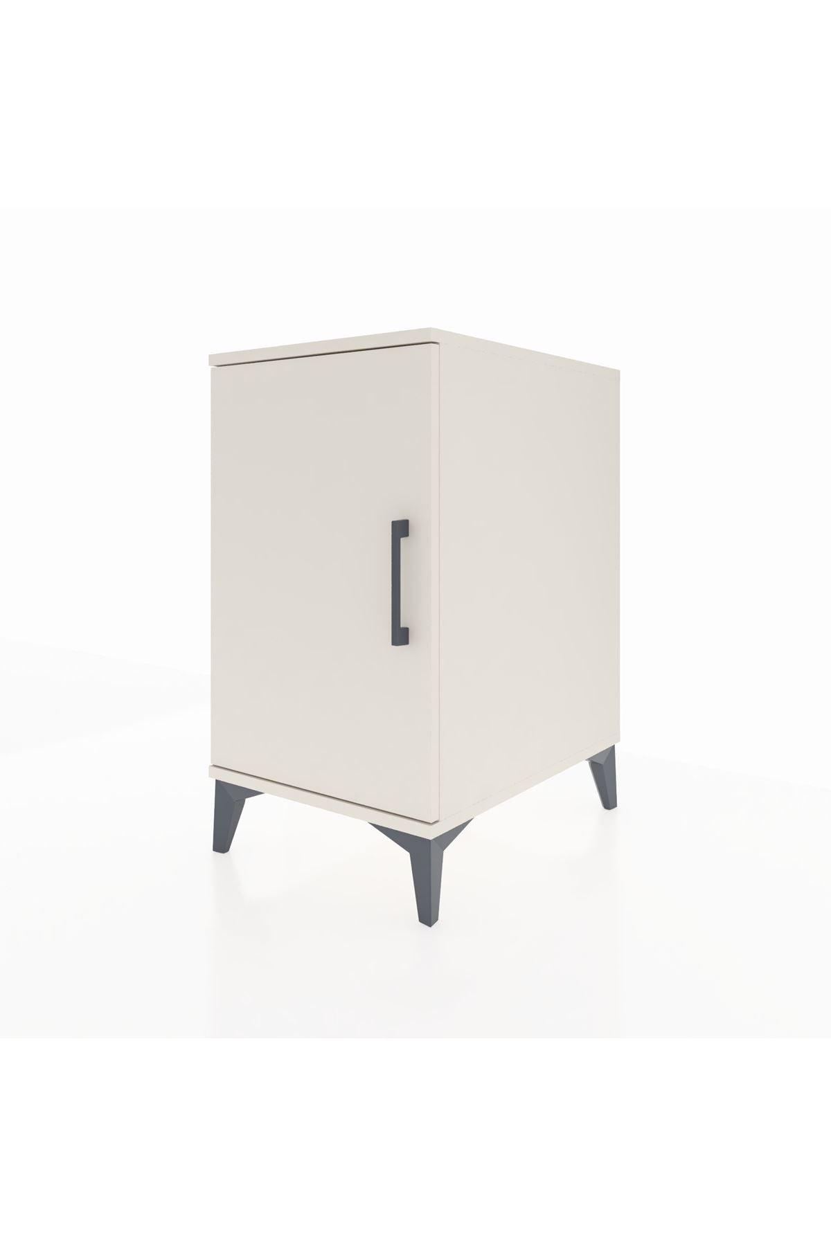 Kronos Komodin 2 Raflı Tek Kapaklı 44x59x80 Aytaşı-Aytaşı