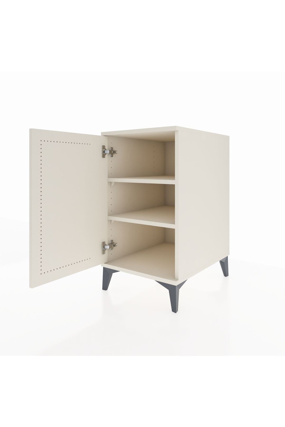 Kronos Komodin 2 Raflı Tek Kapaklı 44x59x80 Aytaşı-Aytaşı