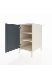 Kronos Komodin 2 Raflı Tek Kapaklı 44x59x80 Aytaşı-Antrasit